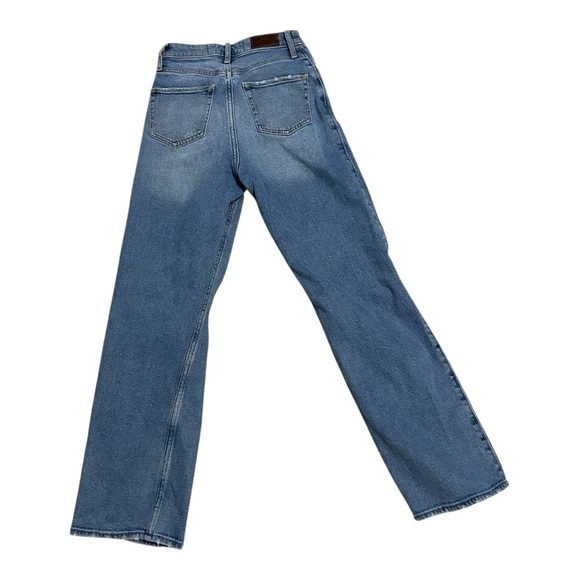 Hollister Women's High Rise Distressed Jeans - Blue - Picture 3 of 4